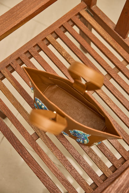 OCEAN ELEGANCE TAN BAG