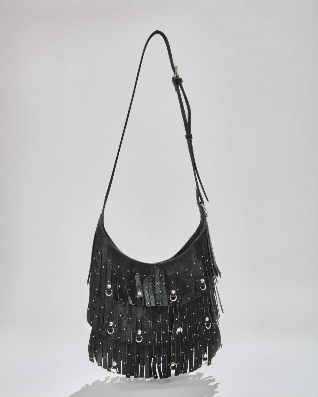 Fringe Black Bag - Image 3
