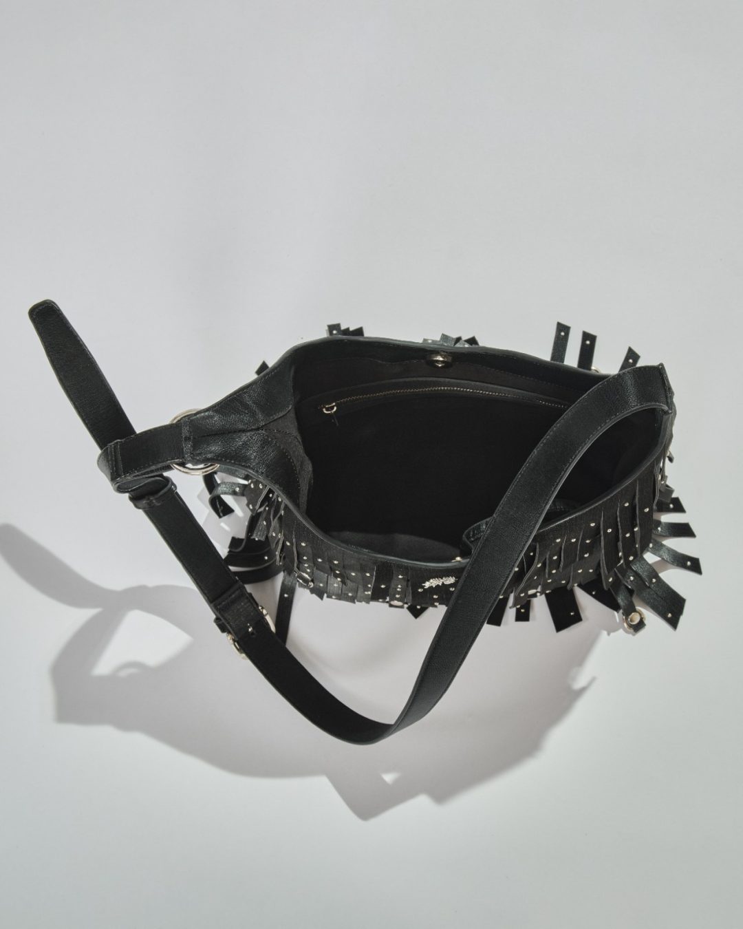 Fringe Black Bag - Image 5